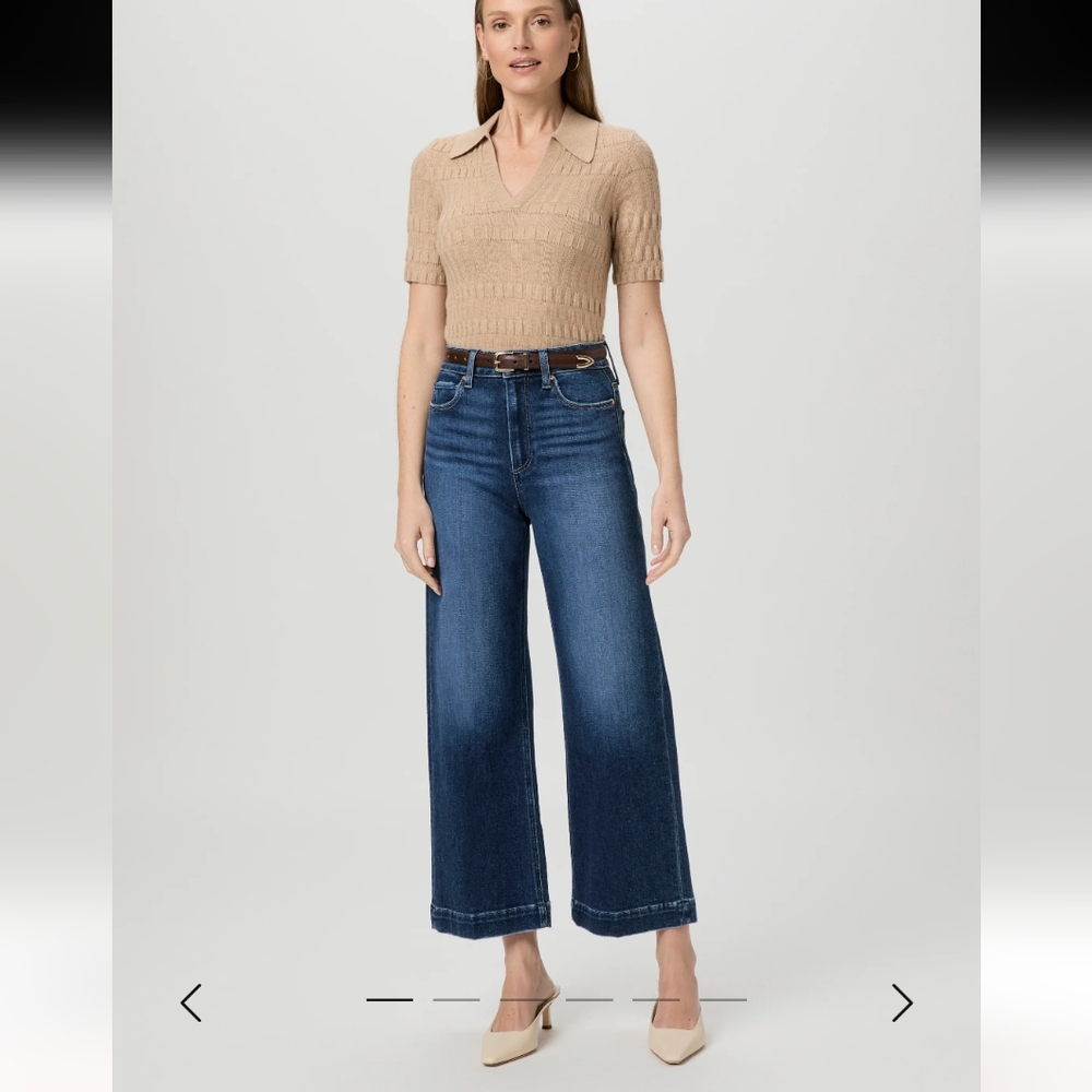 Paige Anessa Wide Leg Jeans